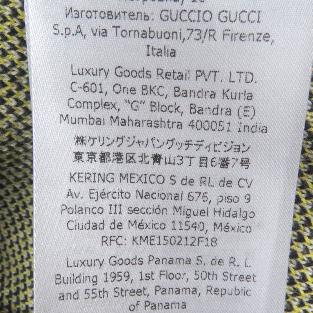 GUCCI Short sleeve shirt 740562 Main: 100% cotton Ivory mens XS Used Authentic