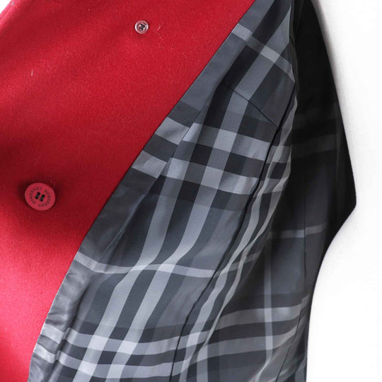 BURBERRY LONDON pea coat B2B43-689-18 Outer: 95% wool, Outer: 5% nylon, Lining: cupra, Lining: polyester, Sleeve lining: cupra Red Women 44 Used Authentic