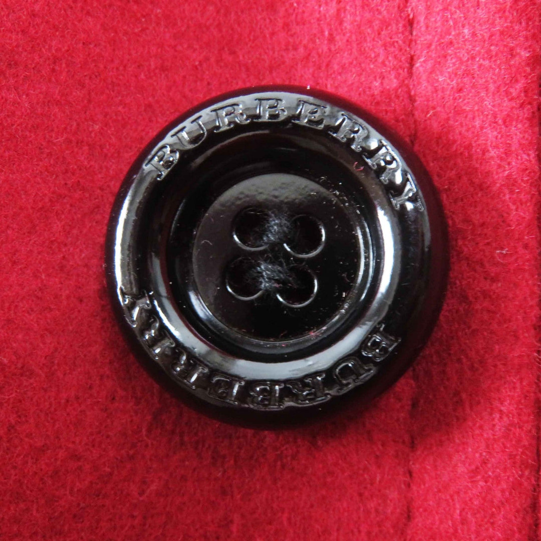 BURBERRY LONDON pea coat B2B43-689-18 Outer: 95% wool, Outer: 5% nylon, Lining: cupra, Lining: polyester, Sleeve lining: cupra Red Women 44 Used Authentic