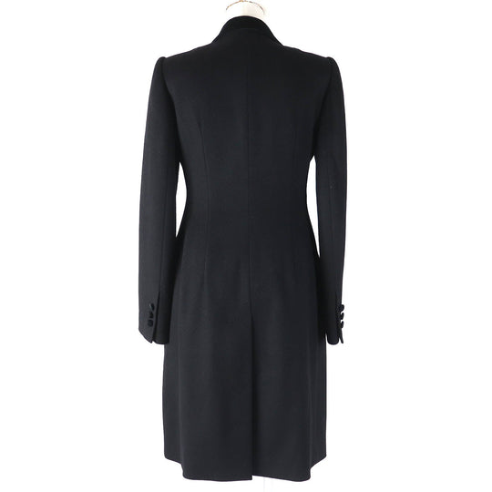 DOLCE&GABBANA coat Outer: 82% wool, Outer: 10% cotton, Outer: 8% cashmere, Lining: 100% polyester black Women 40 Used Authentic