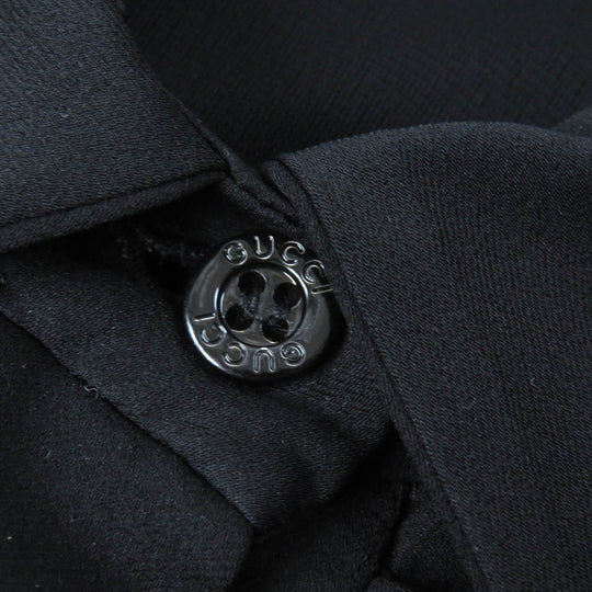 GUCCI one piece 364336 X5449 Outer: 100% rayon, Part: 100% silk, Lining: 100% rayon black Women S Used Authentic