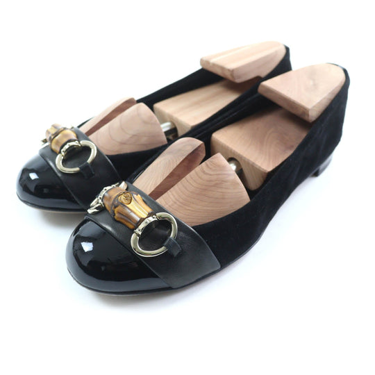 GUCCI pumps 270311 Main: Suede leather black Women 35 Used Authentic