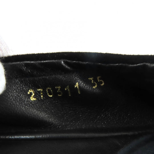 GUCCI pumps 270311 Main: Suede leather black Women 35 Used Authentic