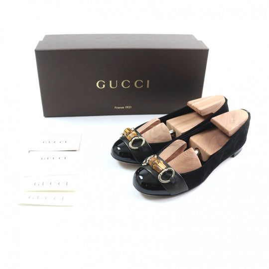 GUCCI pumps 270311 Main: Suede leather black Women 35 Used Authentic