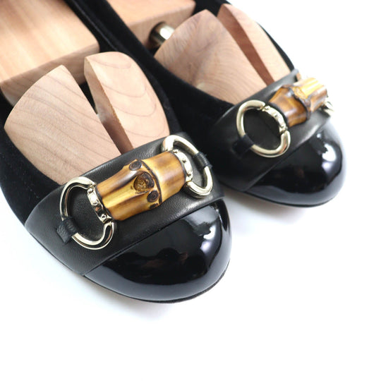 GUCCI pumps 270311 Main: Suede leather black Women 35 Used Authentic