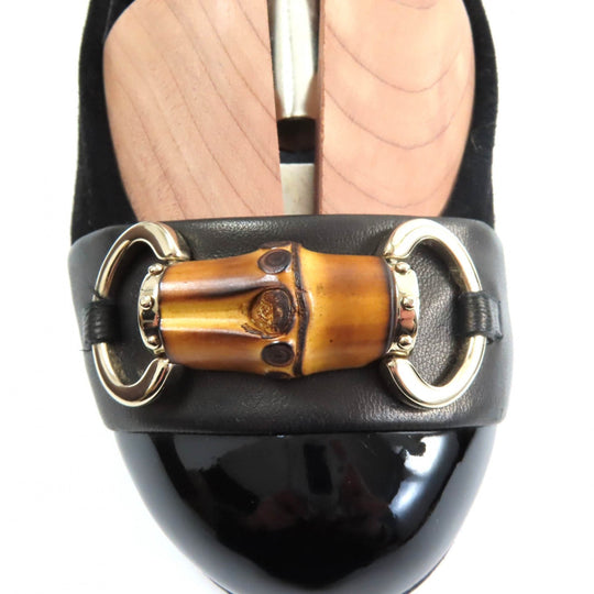 GUCCI pumps 270311 Main: Suede leather black Women 35 Used Authentic