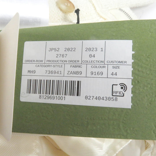 GUCCI Pants 736941 Outer: 86% wool, Outer: 4% nylon, Lining: 100% rayon, Part: 100% polyester, Part: 97% acetate white mens 44 Used Authentic