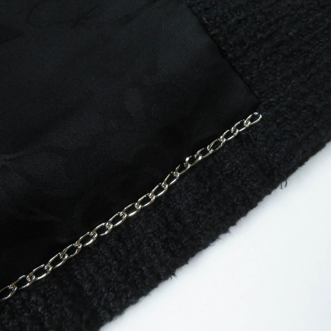 CHANEL setup P45580/P45436 Outer: 100% cotton, Lining: 100% silk black Women 36 Used Authentic