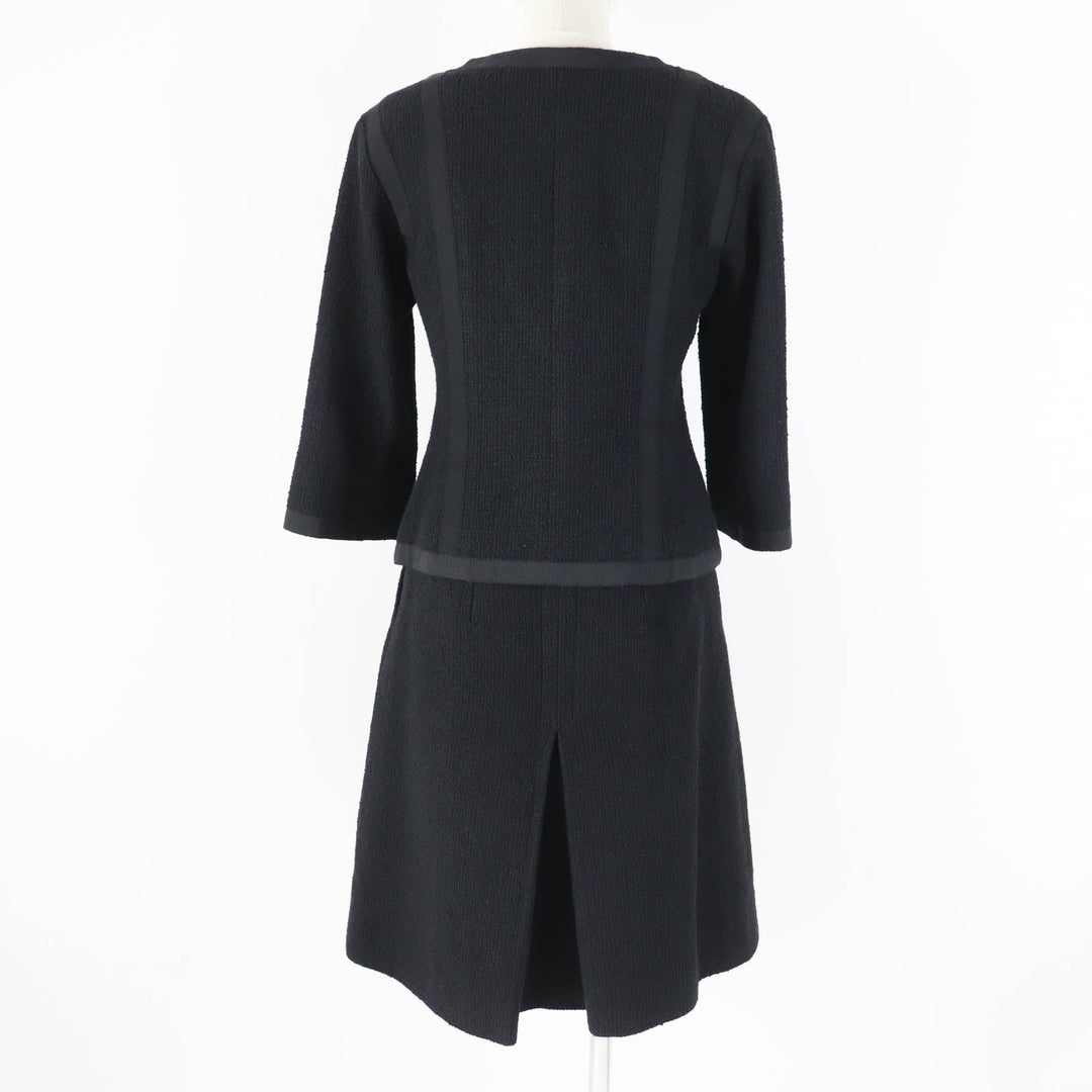 CHANEL setup P45580/P45436 Outer: 100% cotton, Lining: 100% silk black Women 36 Used Authentic