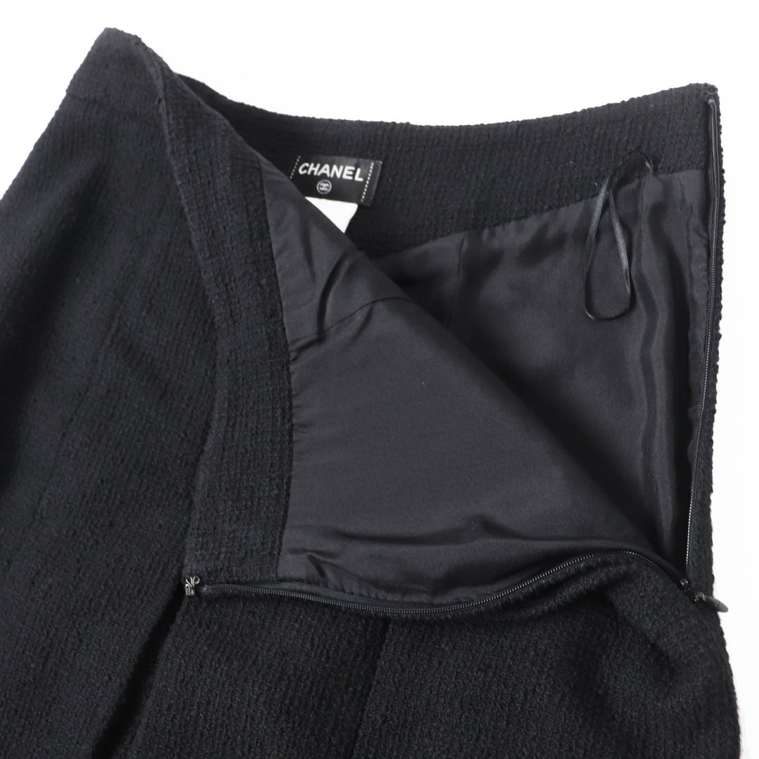 CHANEL setup P45580/P45436 Outer: 100% cotton, Lining: 100% silk black Women 36 Used Authentic