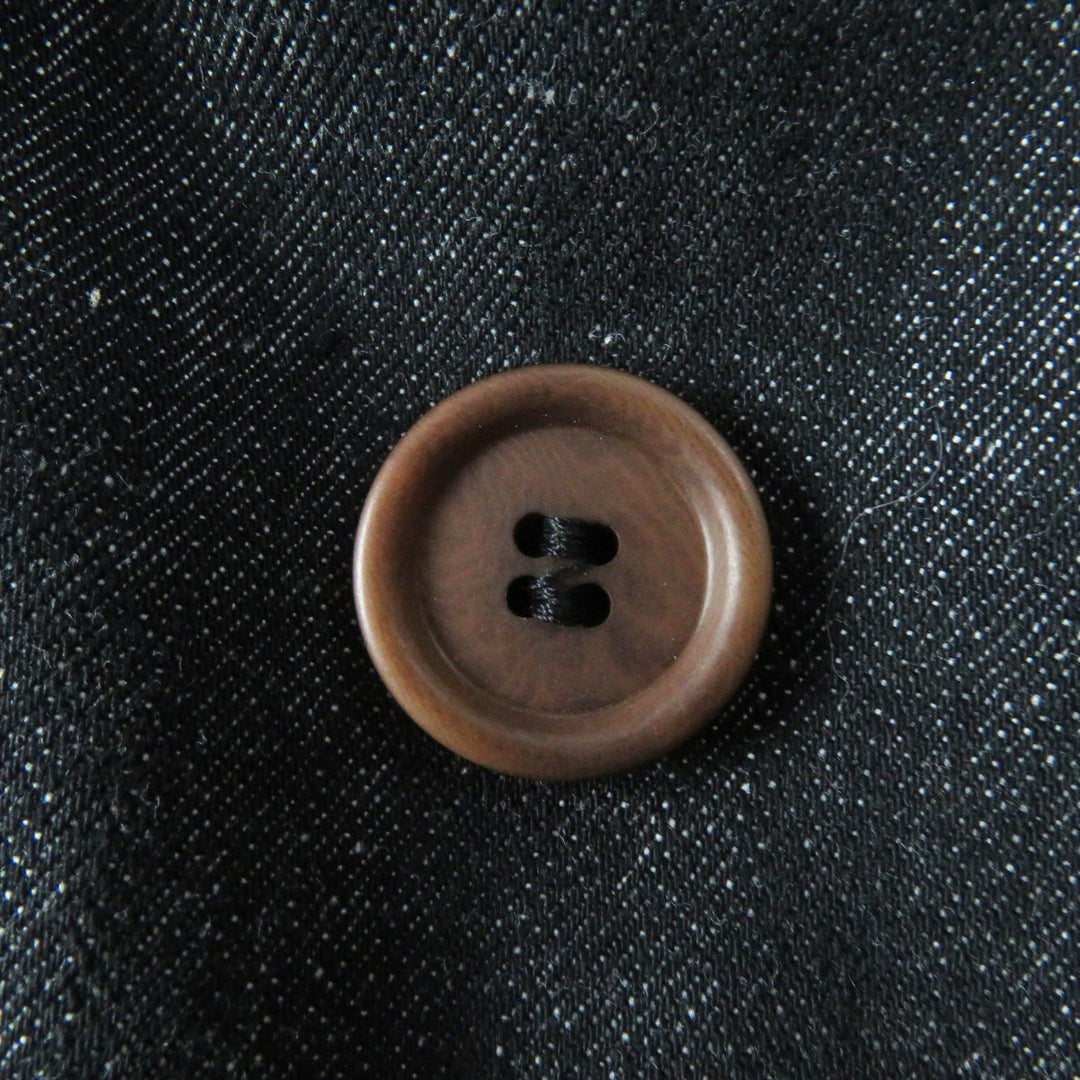 Brunello Cucinelli coat Main: 100% cotton, Lining: 80% acetate, Lining: 20% silk Indigo blue Women 42 Used Authentic