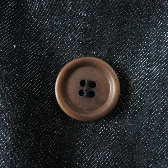 Brunello Cucinelli coat Main: 100% cotton, Lining: 80% acetate, Lining: 20% silk Indigo blue Women 42 Used Authentic