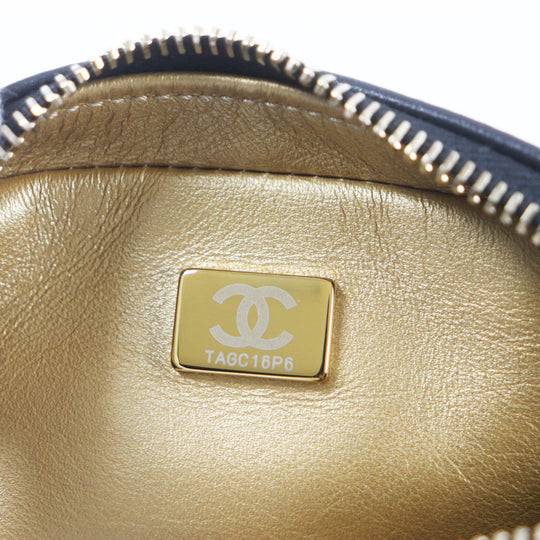 CHANEL Shoulder Bag AS3258 Main: Lambskin black Matrasse Women Used Authentic