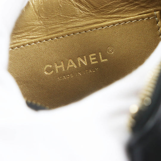 CHANEL Shoulder Bag AS3258 Main: Lambskin black Matrasse Women Used Authentic