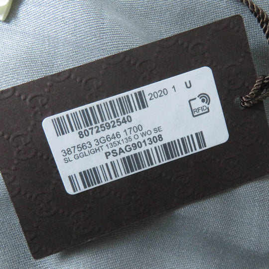 GUCCI shawl 387563 Main: 50% wool, Main: 50% silk gray Women Used Authentic