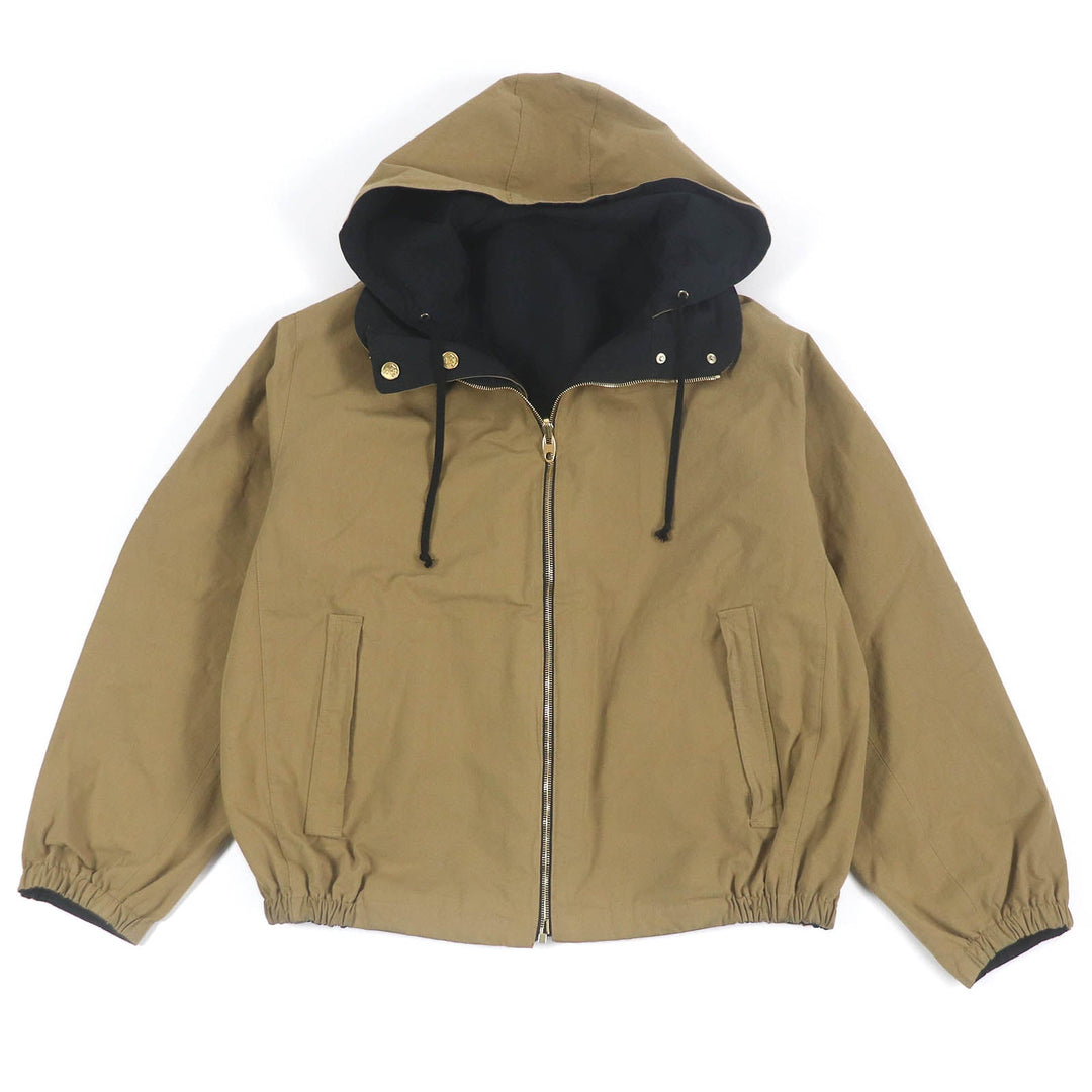 GUCCI Military jacket 609509 Main: 50% cotton, Main: 50% nylon, Part: Cowhide Beige black mens 50 Used Authentic