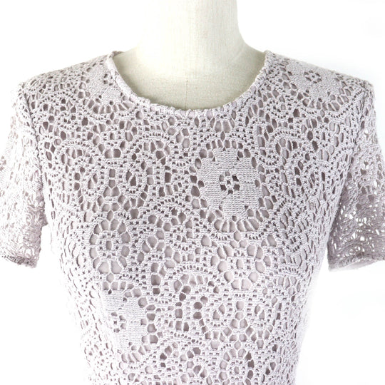 BURBERRY LONDON one piece 3929594 Outer: 96% cotton, Outer: 4% nylon, Lining: 100% polyester Light gray Women 36 Used Authentic