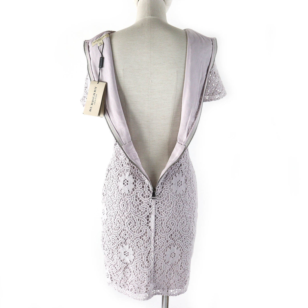 BURBERRY LONDON one piece 3929594 Outer: 96% cotton, Outer: 4% nylon, Lining: 100% polyester Light gray Women 36 Used Authentic