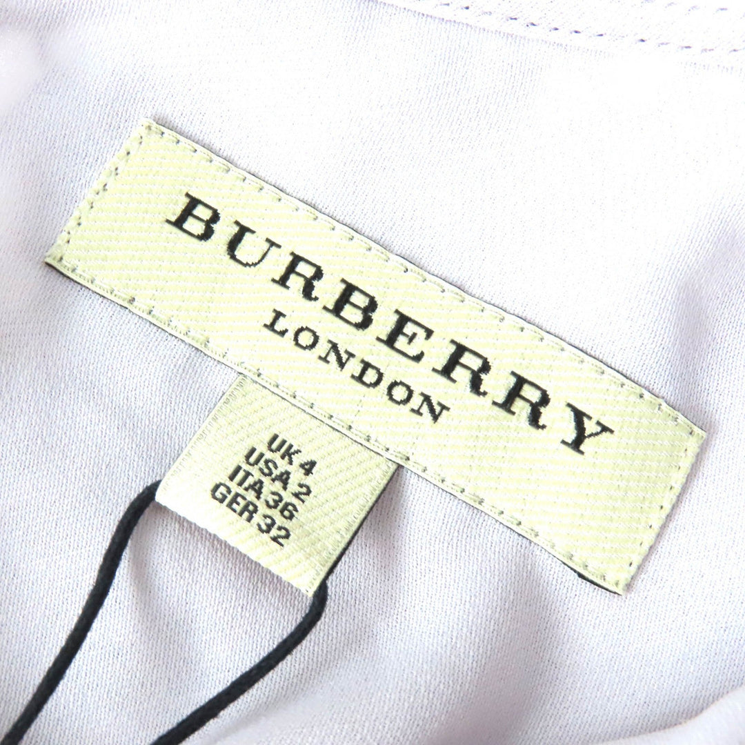 BURBERRY LONDON one piece 3929594 Outer: 96% cotton, Outer: 4% nylon, Lining: 100% polyester Light gray Women 36 Used Authentic