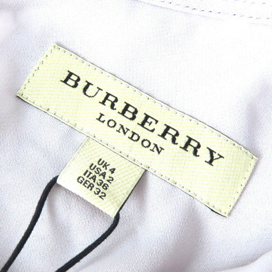 BURBERRY LONDON one piece 3929594 Outer: 96% cotton, Outer: 4% nylon, Lining: 100% polyester Light gray Women 36 Used Authentic