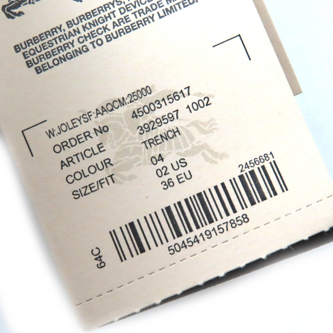 BURBERRY LONDON one piece 3929597 Outer: 71% cotton, Outer: 22% viscose, Outer: 7% polyamide, Lining: 100% polyester, Lining: 68% acetate light beige Women 36 Used Authentic