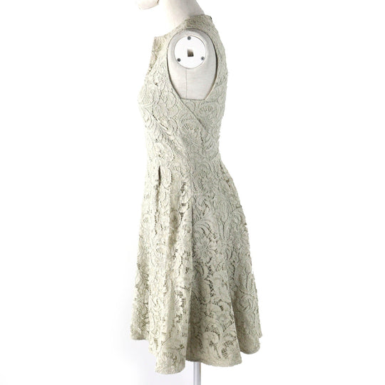 BURBERRY LONDON one piece 3929597 Outer: 71% cotton, Outer: 22% viscose, Outer: 7% polyamide, Lining: 100% polyester, Lining: 68% acetate light beige Women 36 Used Authentic