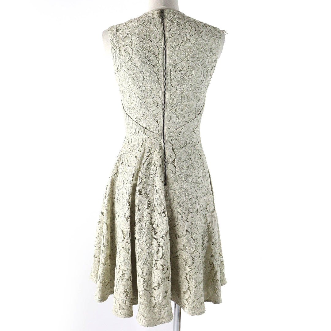 BURBERRY LONDON one piece 3929597 Outer: 71% cotton, Outer: 22% viscose, Outer: 7% polyamide, Lining: 100% polyester, Lining: 68% acetate light beige Women 36 Used Authentic