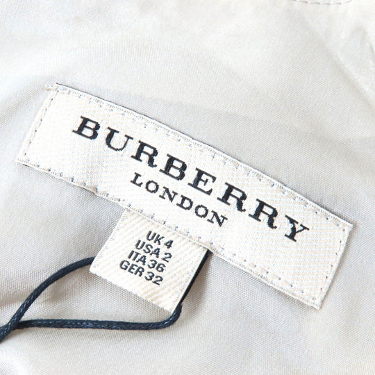 BURBERRY LONDON one piece 3929597 Outer: 71% cotton, Outer: 22% viscose, Outer: 7% polyamide, Lining: 100% polyester, Lining: 68% acetate light beige Women 36 Used Authentic