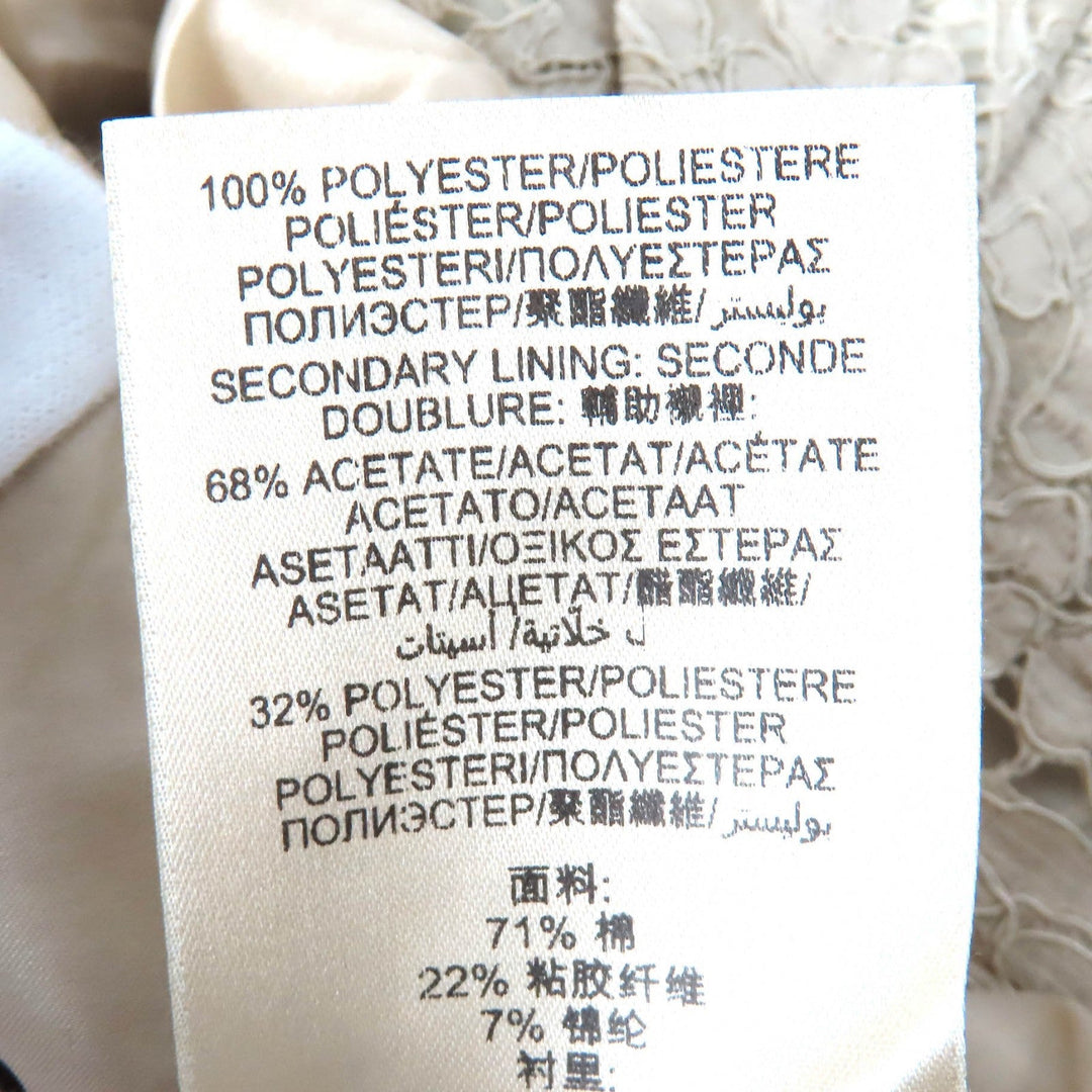 BURBERRY LONDON one piece 3929597 Outer: 71% cotton, Outer: 22% viscose, Outer: 7% polyamide, Lining: 100% polyester, Lining: 68% acetate light beige Women 36 Used Authentic