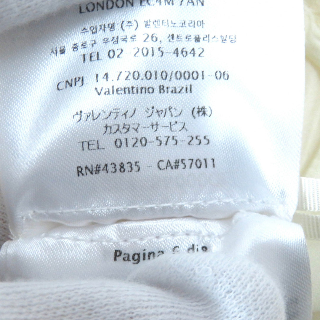 VALENTINO skirt 1B3RA8X51CF Outer: 65% wool, Outer: 35% silk, Lining: 91% rayon, Lining: 9% polyurethane Ivory Women 38 Used Authentic