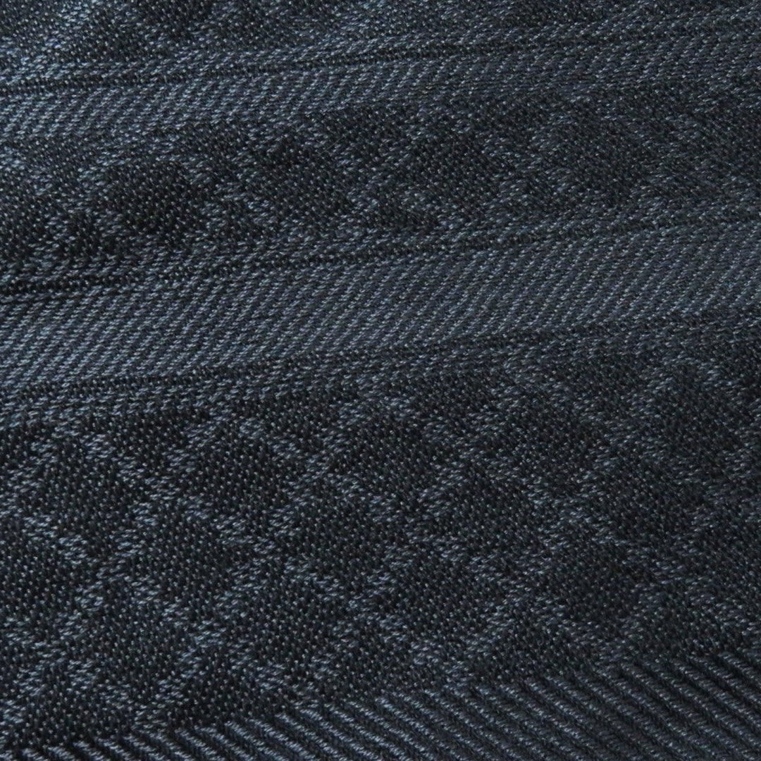 GUCCI scarf 355468 Main: 65% silk, Main: 35% wool, Leather part: fox black Women Used Authentic