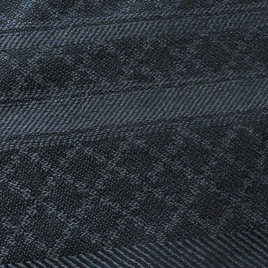 GUCCI scarf 355468 Main: 65% silk, Main: 35% wool, Leather part: fox black Women Used Authentic