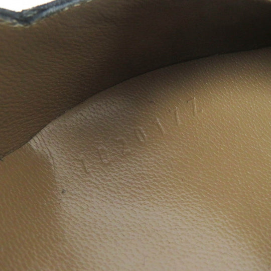 HERMES pumps 182017Z Suede leather black 36.5