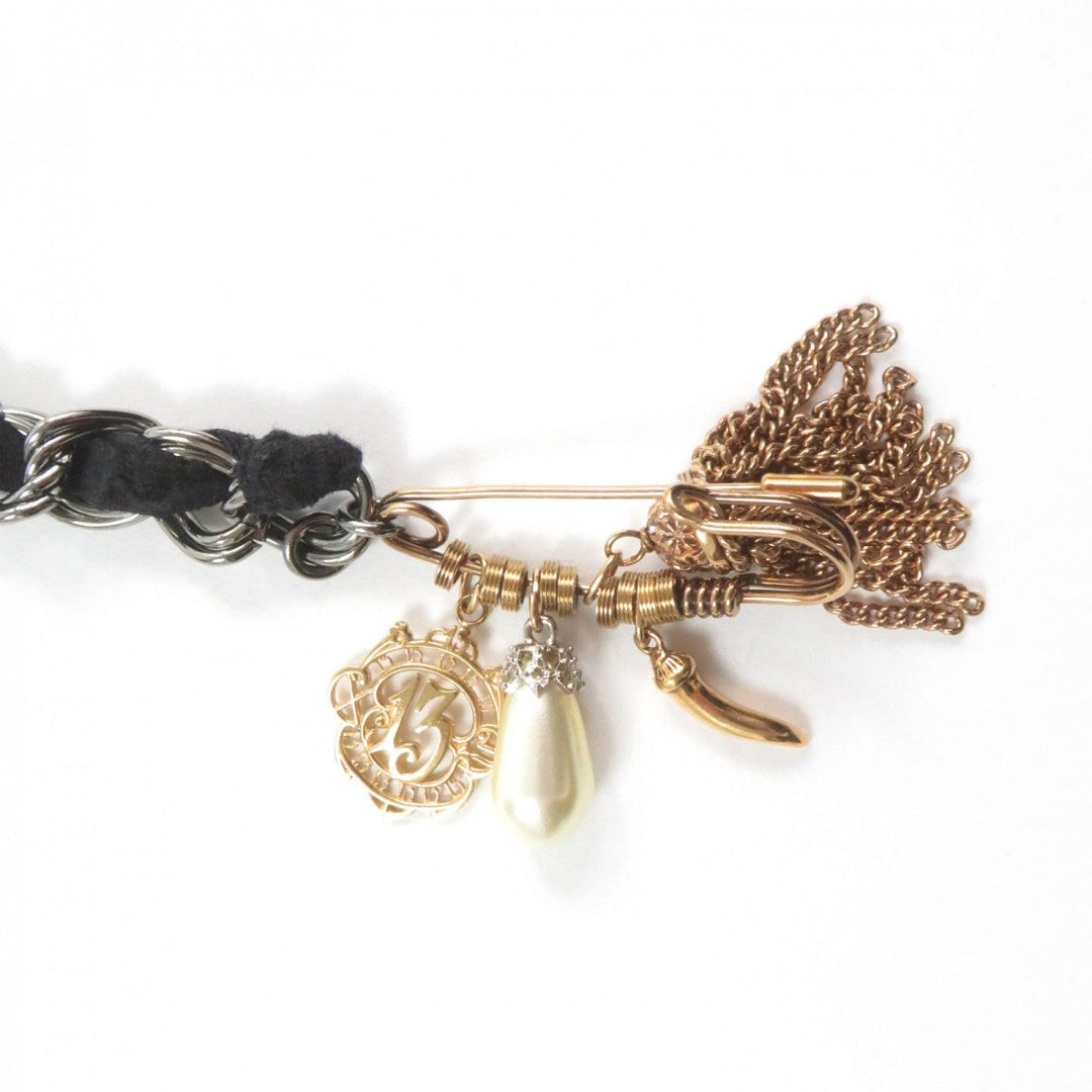 DOLCE&GABBANA belt Material unknown black Women Used Authentic