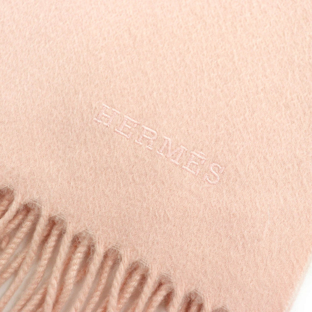 HERMES Scarf cashmere pink