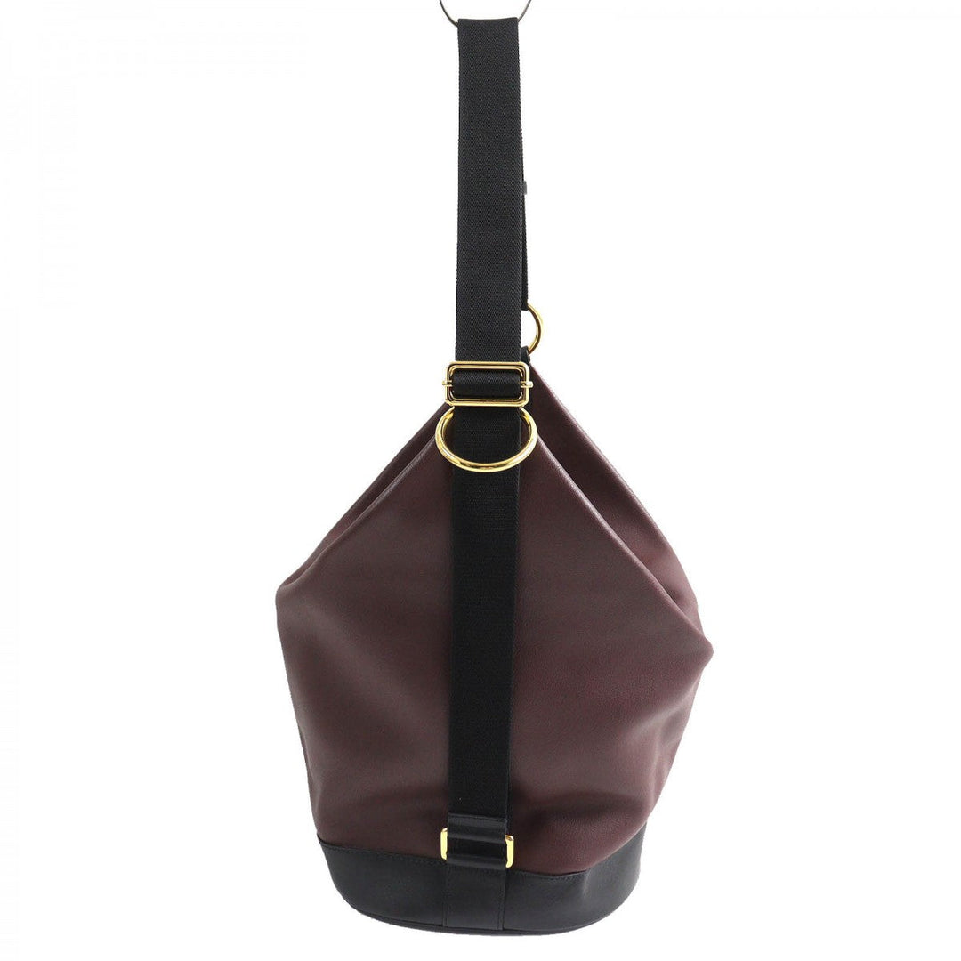 MARNI Shoulder Bag SCMP0007Q0 Main: Cowhide, Main: Cotton, Main: Polyurethane, Main: SheepskinMain: Other Bordeaux Black Women Used Authentic