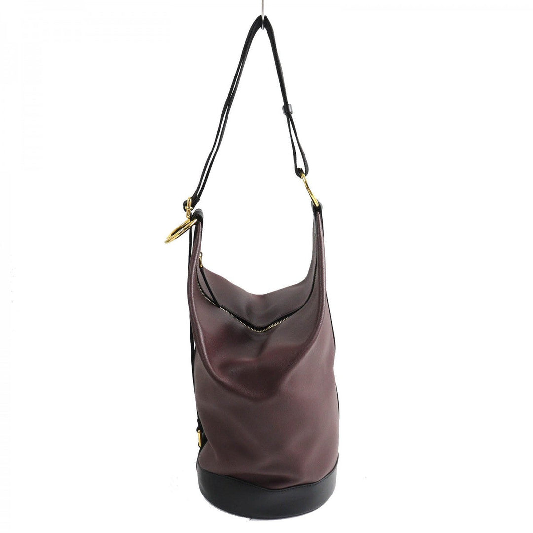 MARNI Shoulder Bag SCMP0007Q0 Main: Cowhide, Main: Cotton, Main: Polyurethane, Main: SheepskinMain: Other Bordeaux Black Women Used Authentic