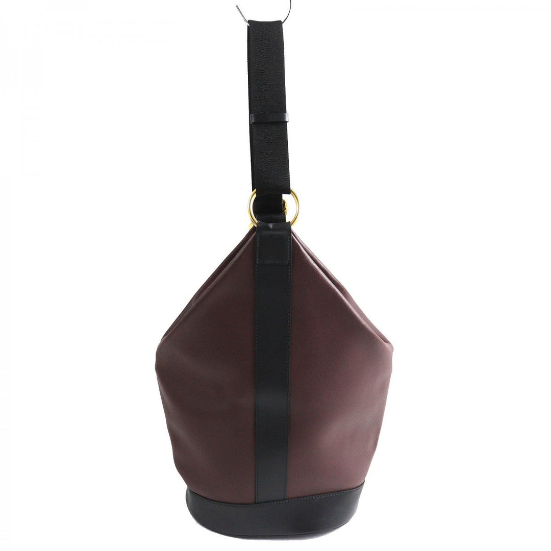 MARNI Shoulder Bag SCMP0007Q0 Main: Cowhide, Main: Cotton, Main: Polyurethane, Main: SheepskinMain: Other Bordeaux Black Women Used Authentic