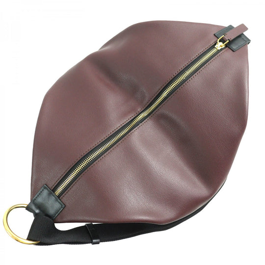 MARNI Shoulder Bag SCMP0007Q0 Main: Cowhide, Main: Cotton, Main: Polyurethane, Main: SheepskinMain: Other Bordeaux Black Women Used Authentic