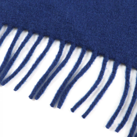 HERMES Scarf H259096S Main: 100% cashmere blue Allumet Pocket Women Used Authentic