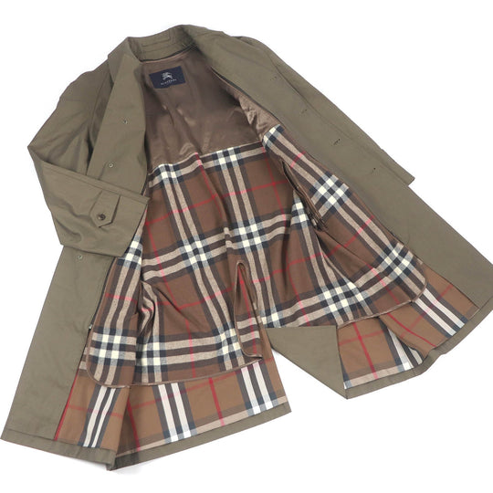 BURBERRY LONDON Stainless collar coat Outer: 100% cotton, Lining: cotton, Lining: cupra, Lining: polyester, Liner: 90% wool khaki mens 92-170-5 Used Authentic