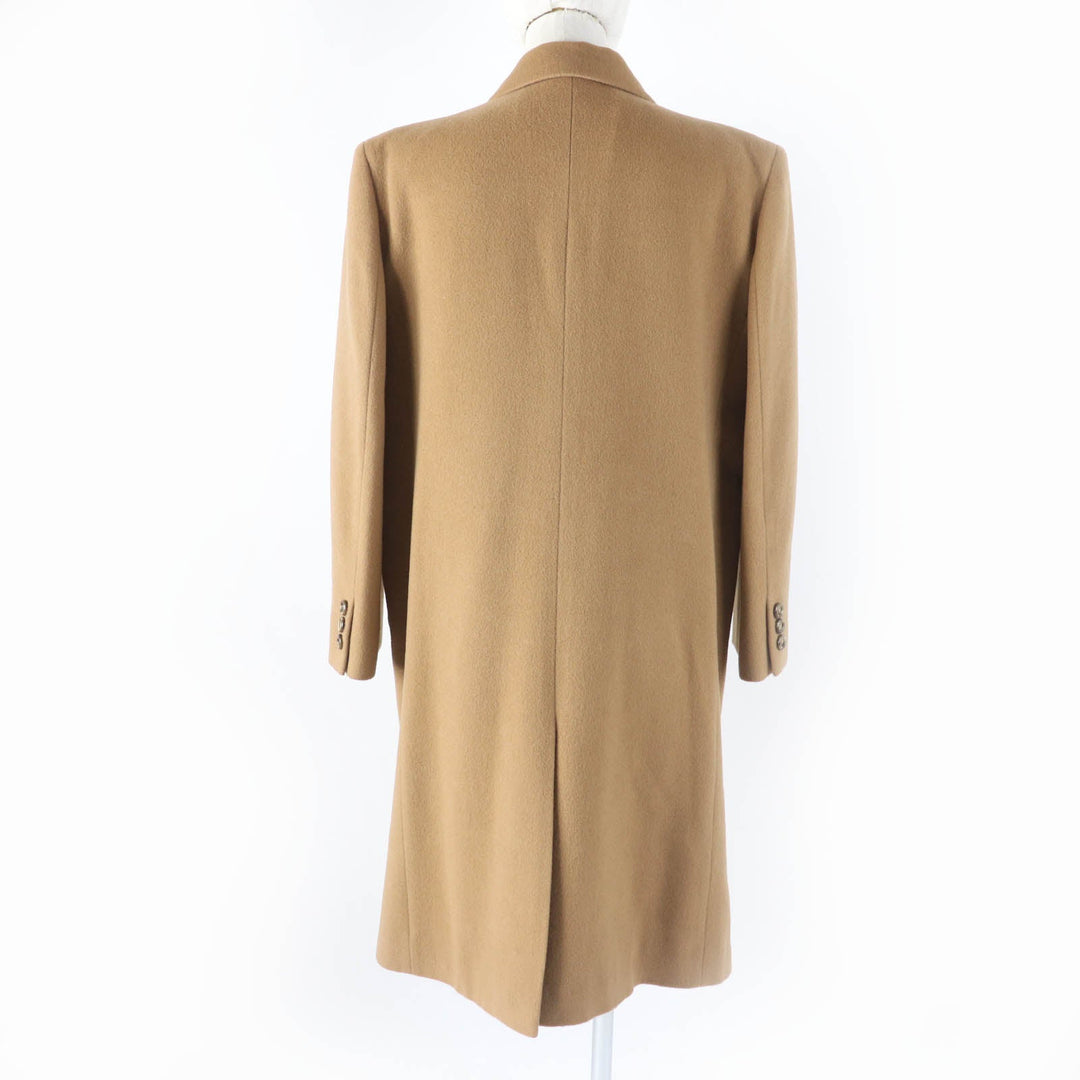 BURBERRY Double chester coat FT062-502-55 Main: 100% wool, Lining: 100% cupra, Part: 30% cashmere Camel Women 9 Used Authentic