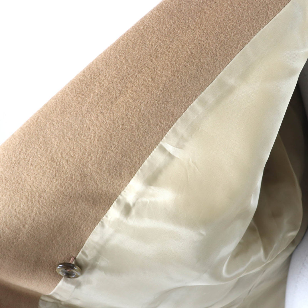 BURBERRY Double chester coat FT062-502-55 Main: 100% wool, Lining: 100% cupra, Part: 30% cashmere Camel Women 9 Used Authentic