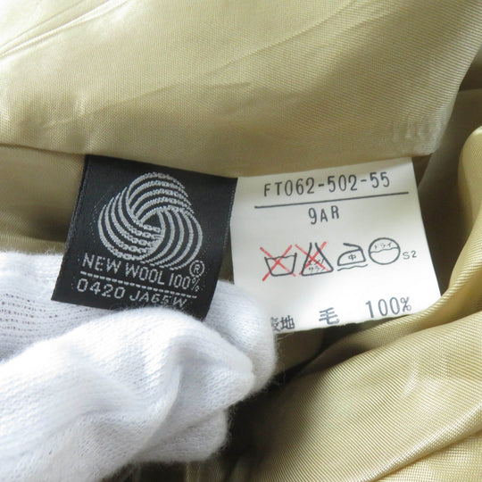 BURBERRY Double chester coat FT062-502-55 Main: 100% wool, Lining: 100% cupra, Part: 30% cashmere Camel Women 9 Used Authentic