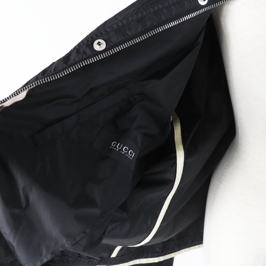 GUCCI Hoodie Outer material: nylon 100% black Women 46 Used Authentic
