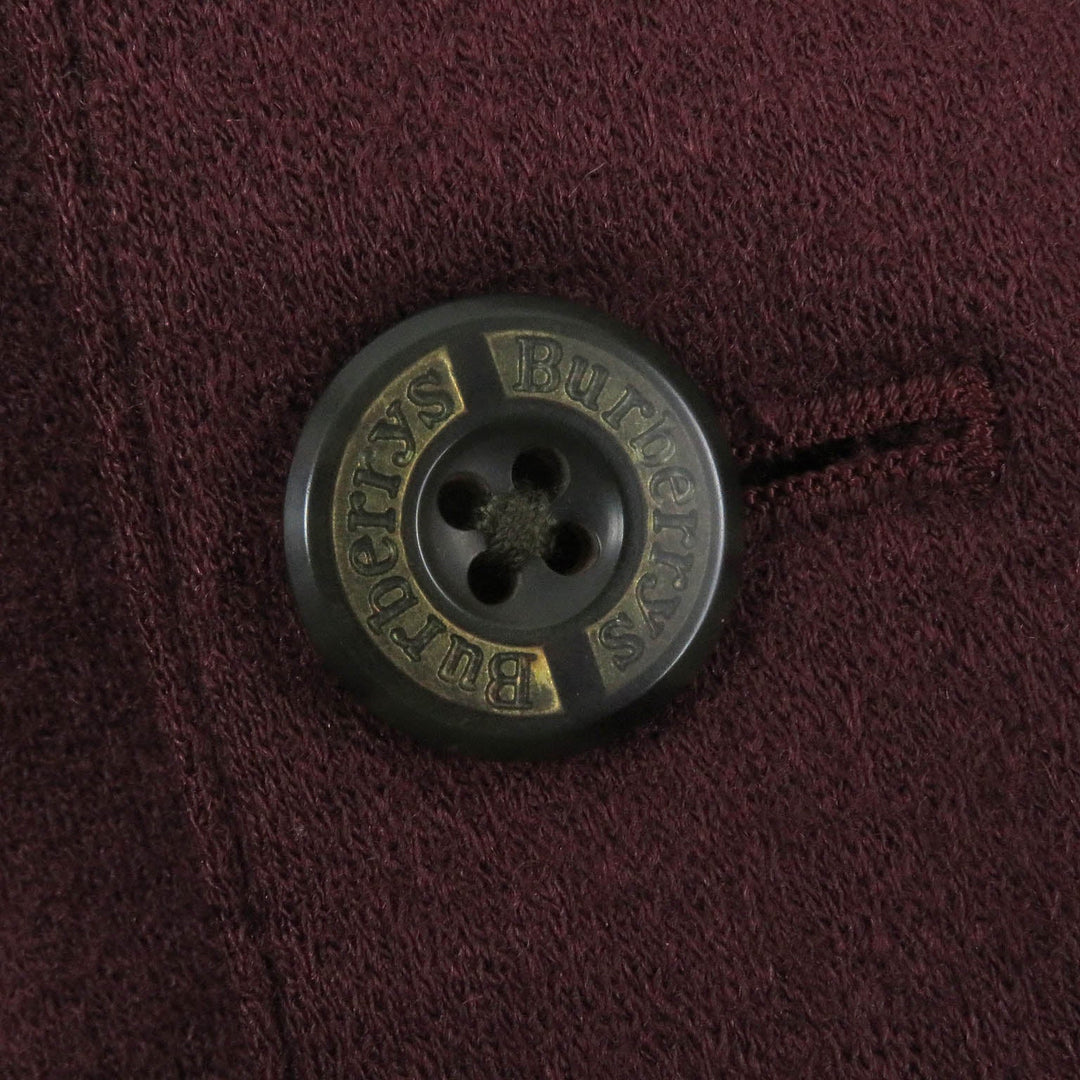 BURBERRY Blouson Outer: 100% wool, Lining: Polyester, Lining: Cupra, Part: 100% wool Bordeaux mens XL Used Authentic