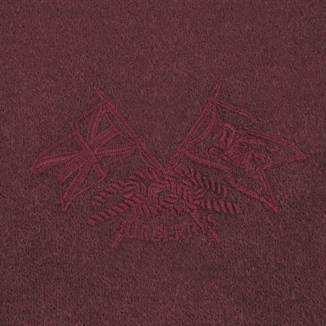 BURBERRY Blouson Outer: 100% wool, Lining: Polyester, Lining: Cupra, Part: 100% wool Bordeaux mens XL Used Authentic