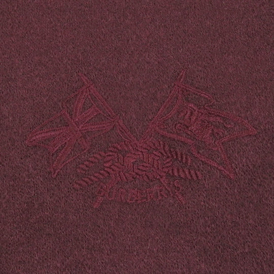 BURBERRY Blouson Outer: 100% wool, Lining: Polyester, Lining: Cupra, Part: 100% wool Bordeaux mens XL Used Authentic