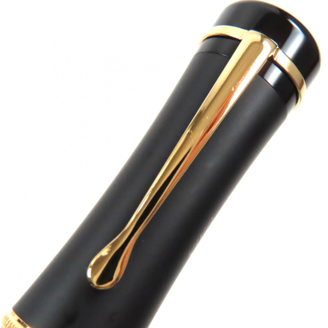 MONTBLANC Ballpoint pen Resin, Gold Plated Matt black BONHEUR Bonheur Nuit mens Used Authentic