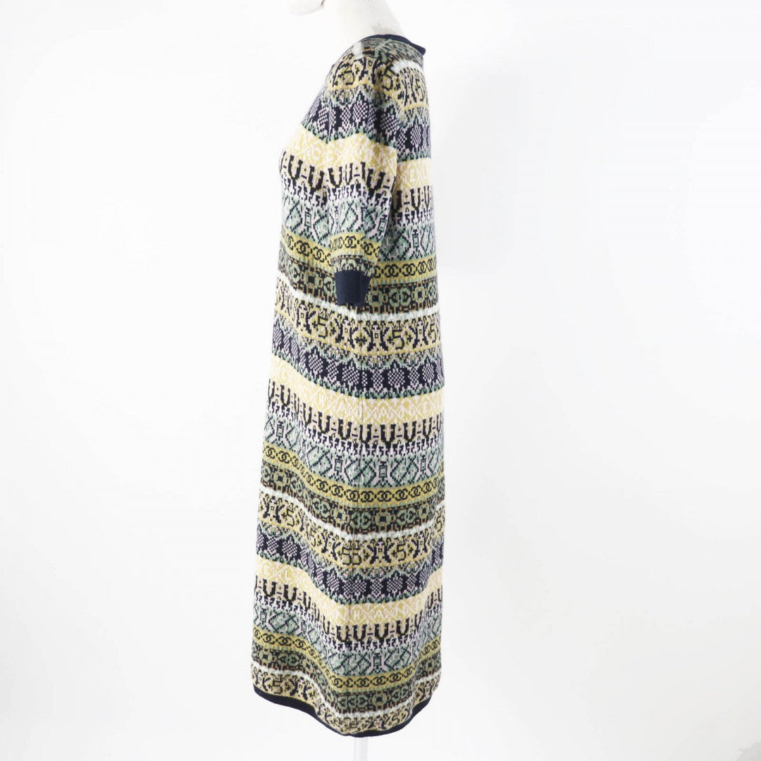 CHANEL one piece P53520 Main: 100% cashmere Multi Women 38 Used Authentic